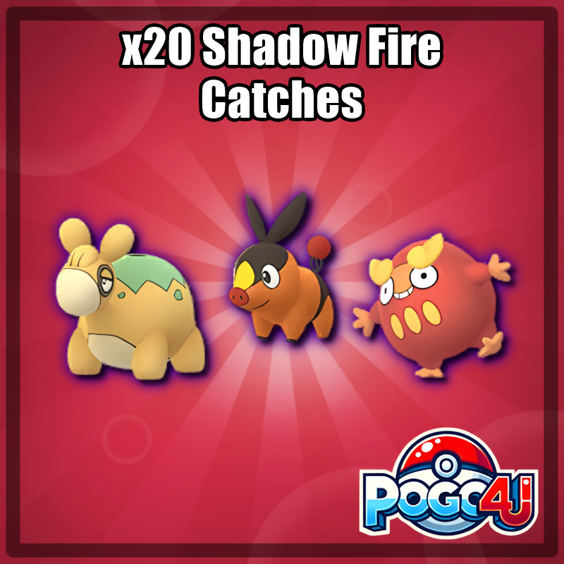20 x Shadow Fire Catches