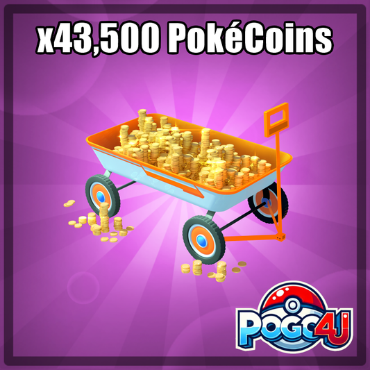 43,500 PokéCoins