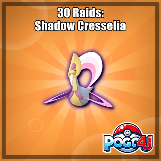 Shadow Cresselia 30 Raids - Nagasaki Wild Area - November 7th