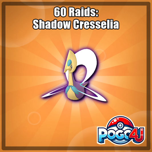 Shadow Cresselia 60 Raids - Nagasaki Wild Area - November 7th