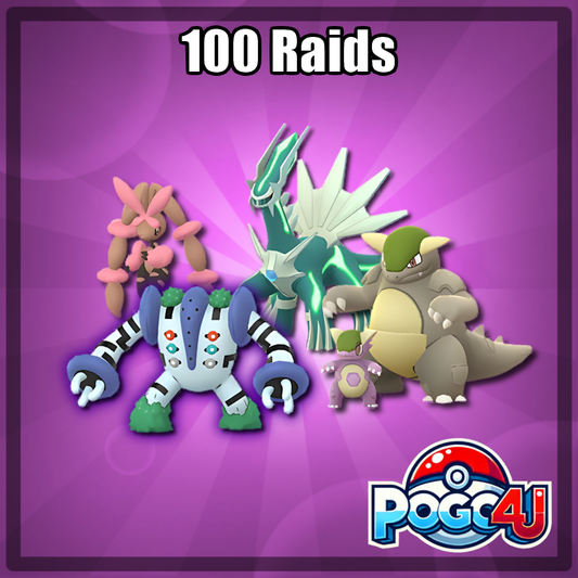 100 Raid Battles Of Your Choice