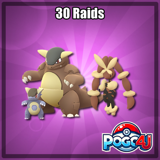 30 Raid Battles Bundle Of Your Choice