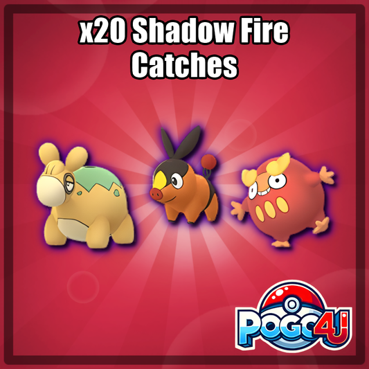 20 x Shadow Fire Catches
