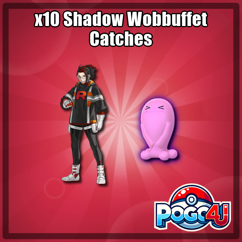 10 x Shadow Wobbuffet Catches