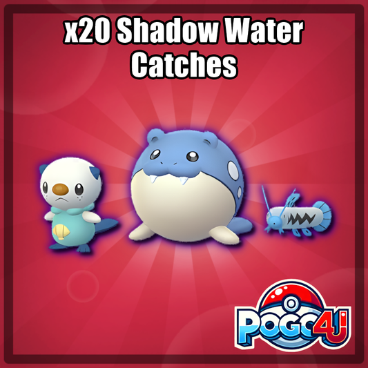 20 x Shadow Water Catches