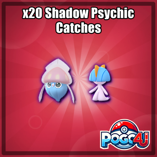 20 x Shadow Psychic Catches