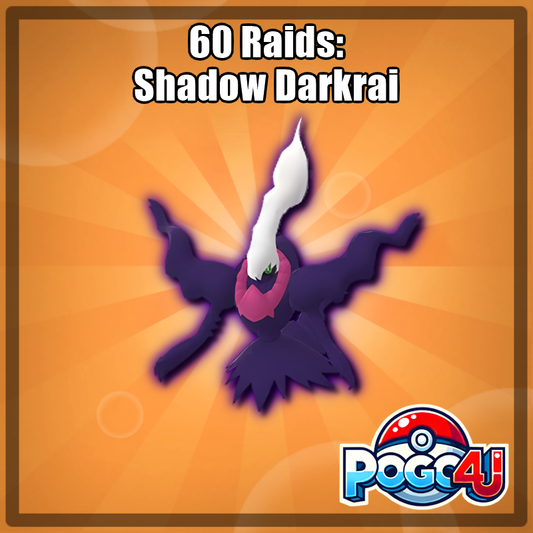 Shadow Darkrai 60 Raids - Nagasaki Wild Area - November 7th